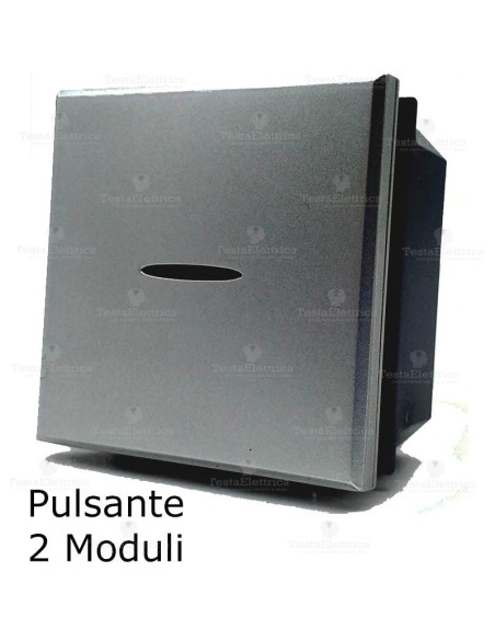 pulsante 2 moduli compatibile bticino axolute tech