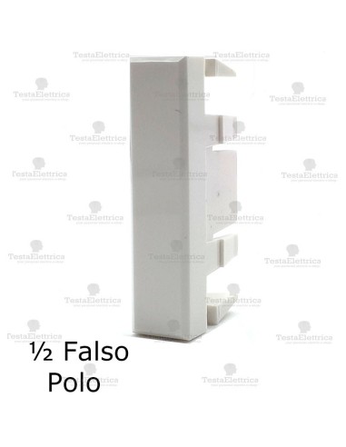 falso polo mezzo modulo compatibile bticino axolute bianca hd4949