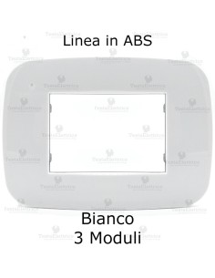 Placchetta bianca compatibile bticino Axolute