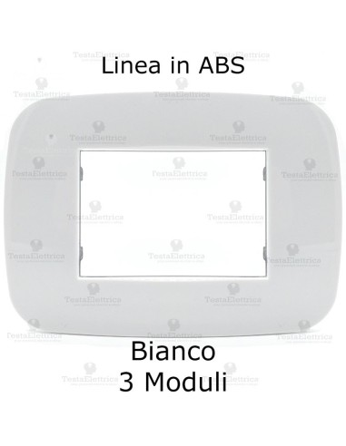 Placchetta bianca compatibile bticino Axolute