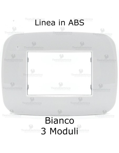 Placchetta bianca compatibile bticino Axolute