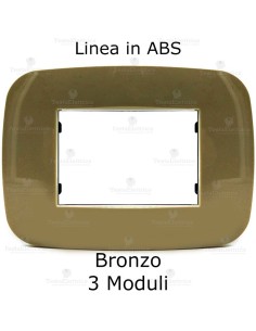 Placchetta bronzo compatibile bticino Axolute