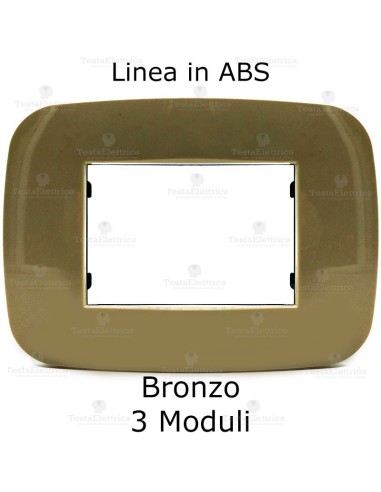 Placchetta bronzo compatibile bticino Axolute