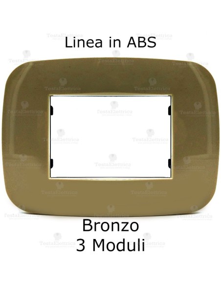 Placchetta bronzo compatibile bticino Axolute