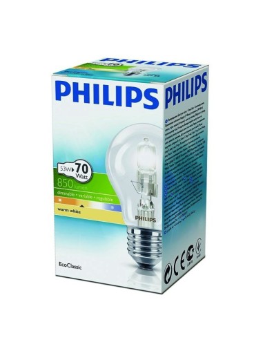 Lampada alogena goccia 53W E27 Philips