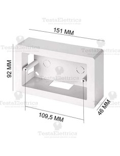 Cassetta portafrutti 4 moduli 2