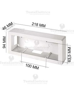 Cassetta portafrutti 6 posti 2
