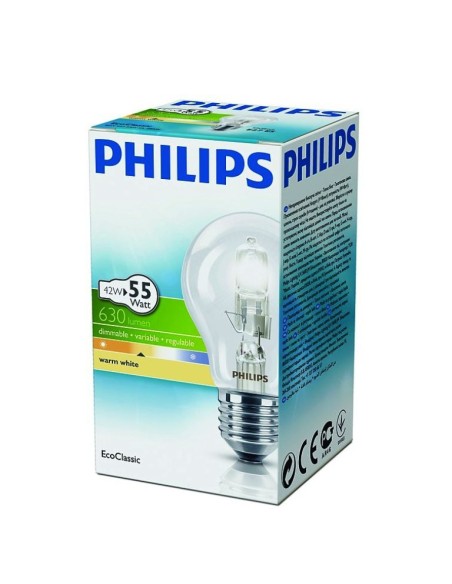 Lampada alogena goccia 42W E27 Philips