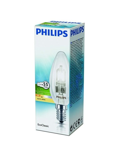 Lampada alogena sfera 42W E14 Philips