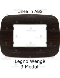 Placca wengè compatibile bticino Axolute 