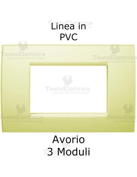 Placca Avorio compatibile LivingLight e Light