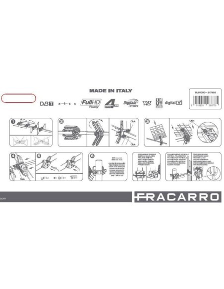 antenna DTT Digitale BLU5HD Fracarro