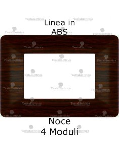 Placca Noce compatibile con serie Bticino Matix 