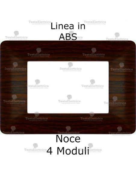 Placca Noce compatibile con serie Bticino Matix 