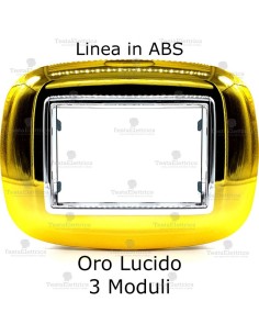  placca compatibile axolute oro lucido