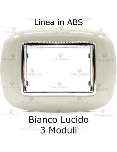  placca compatibile axolute bianca