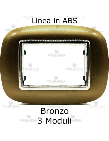  placca compatibile axolute bronzo