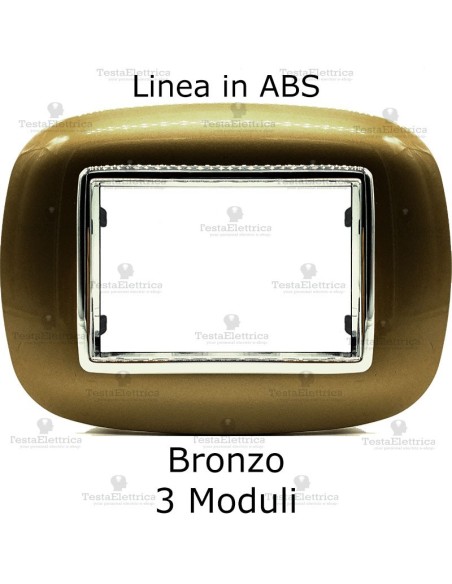  placca compatibile axolute bronzo