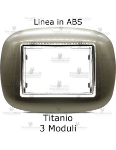placca compatibile bticino axolute titanium