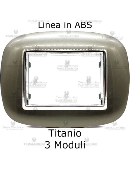 placca compatibile bticino axolute titanium