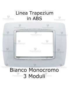 Placchetta Bianca cornicetta bianca compatibile bticino living light