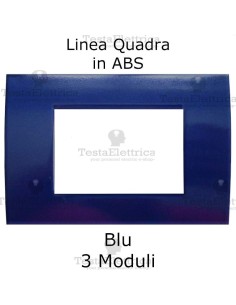 Placchetta Blu compatibile con serie Bticino LivingLight 