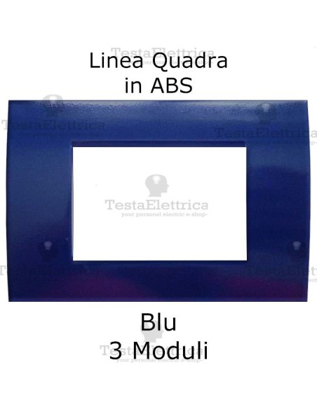Placchetta Blu compatibile con serie Bticino LivingLight 