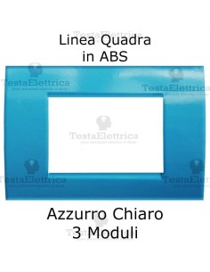 Placchetta Azzurra compatibile con serie Bticino LivingLight 
