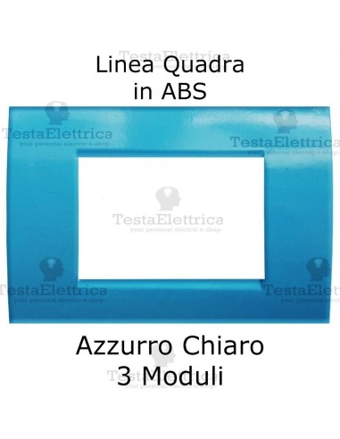 Placchetta Azzurra compatibile con serie Bticino LivingLight 