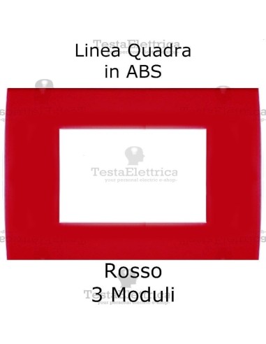 Placchetta Rossa compatibile con serie Bticino LivingLight 