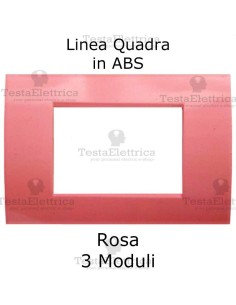 Placchetta  Rosa compatibile con serie Bticino LivingLight 