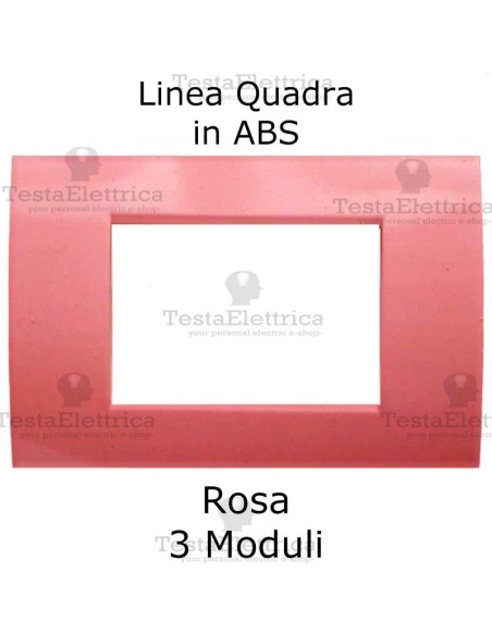 Placchetta  Rosa compatibile con serie Bticino LivingLight 