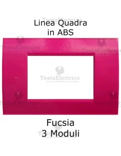 Placchetta  Fucsia compatibile con serie Bticino LivingLight 