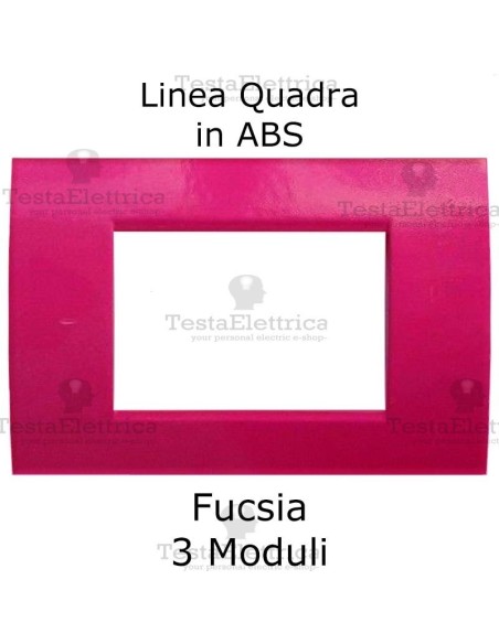 Placchetta  Fucsia compatibile con serie Bticino LivingLight 