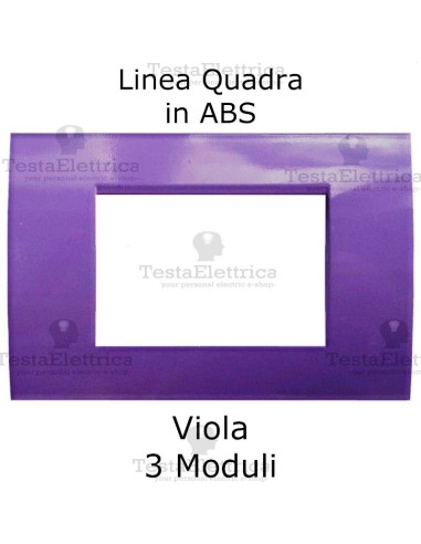 Placchetta  Viola  compatibile con serie Bticino LivingLight 