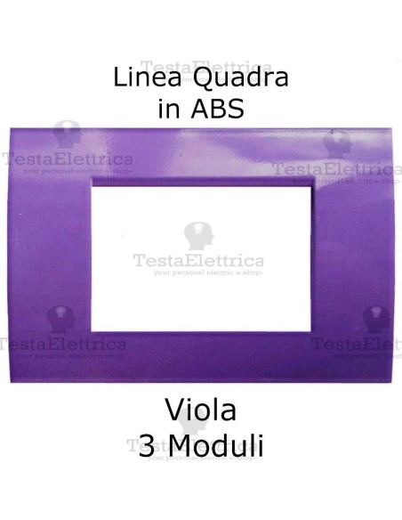 Placchetta  Viola  compatibile con serie Bticino LivingLight 