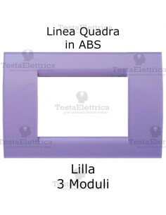 Placchetta Lilla compatibile con serie Bticino LivingLight 