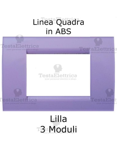 Placchetta Lilla compatibile con serie Bticino LivingLight 