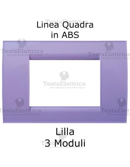 Placchetta Lilla compatibile con serie Bticino LivingLight 