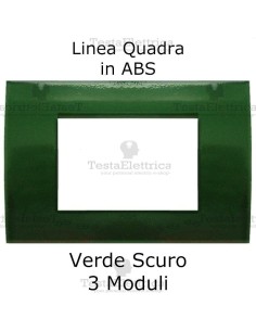 Placchetta Verde compatibile con serie Bticino LivingLight 