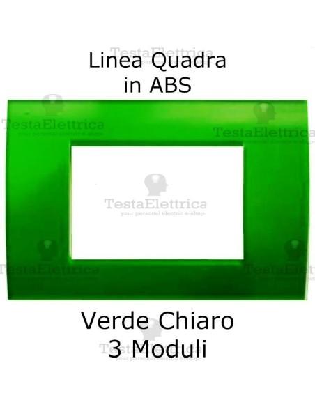 Placchetta Verde Chiaro compatibile con serie Bticino LivingLight 