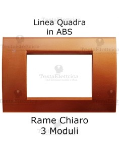 Placchetta Rame compatibile con serie Bticino LivingLight 