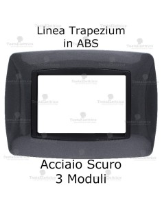 Placchetta acciaio compatibile e adattabile  Bticino Living Light