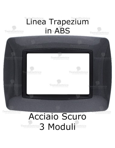Placchetta acciaio compatibile e adattabile  Bticino Living Light