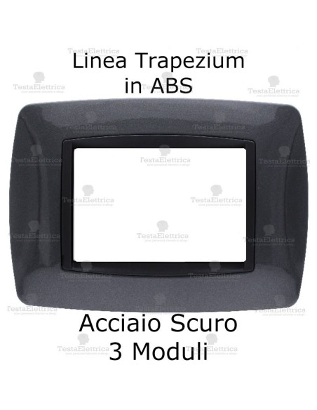 Placchetta acciaio compatibile e adattabile  Bticino Living Light
