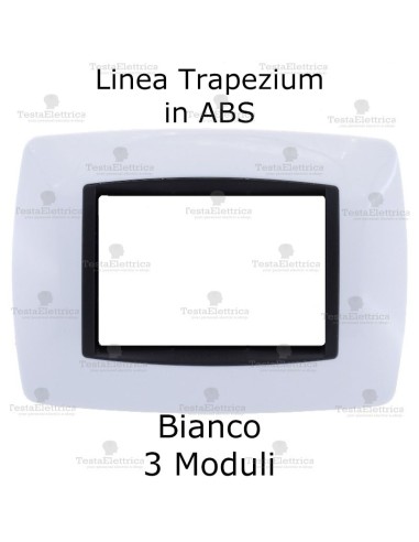 Placchetta bianca compatibile e adattabile  Bticino Living Light