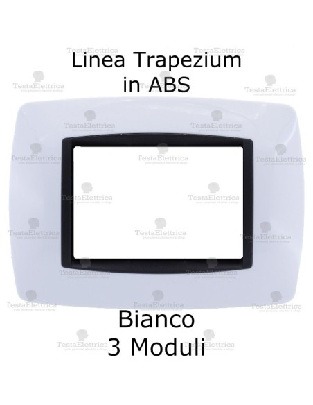 Placchetta bianca compatibile e adattabile  Bticino Living Light