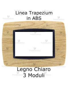 Placchetta Legno Chiaro compatibile e adattabile  Bticino Living Light