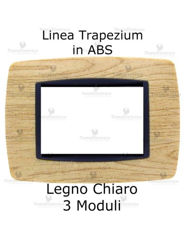 Placchetta Legno Chiaro compatibile e adattabile  Bticino Living Light