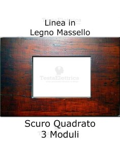 Placca compatibile Bticino axolute noce